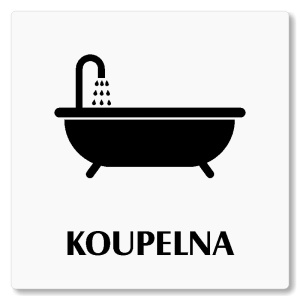 Koupelna, 148x148mm, bílá, Nevada